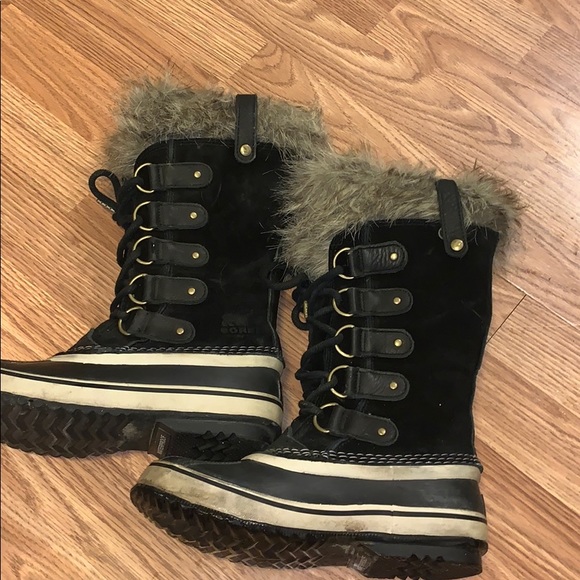 Black sorel Joan of arctic boots - Picture 6 of 8
